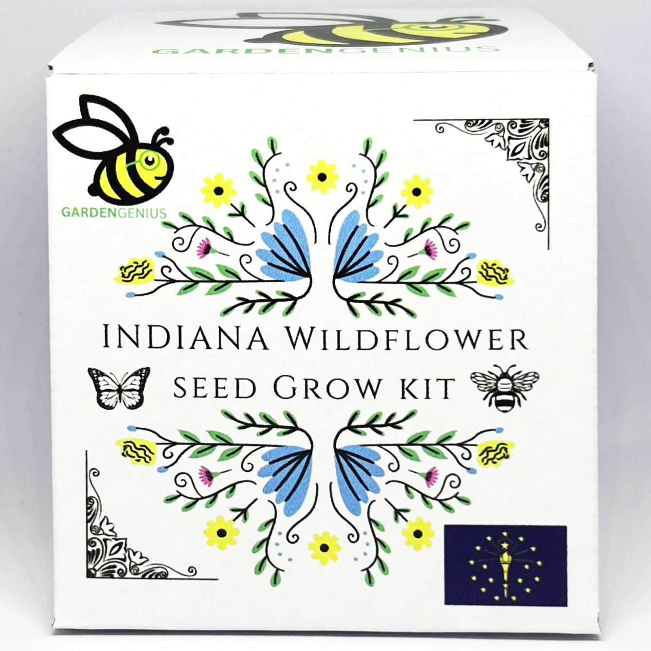 GardenGenius™ Native Wildflower Seed Grow Kit – Pollinator Garden Starter