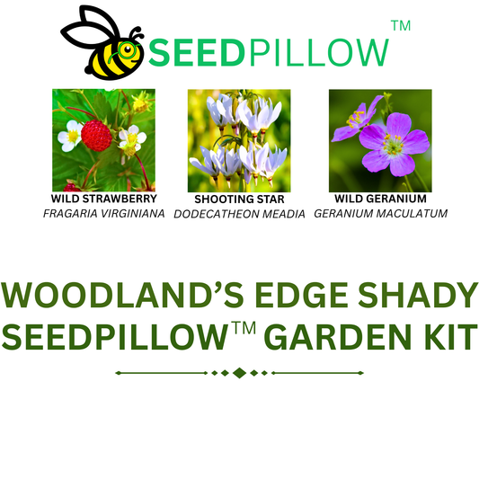 Woodland's Edge Shady SEEDPILLOW™ Native Wildflower Garden Kit